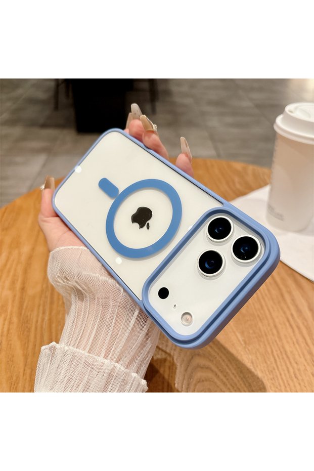 iPhone17 Pro Max Blue Shockproof for Magsafe Magnetic Phone Case for IPhone 13 12 Mini 17 Air 16E 16
