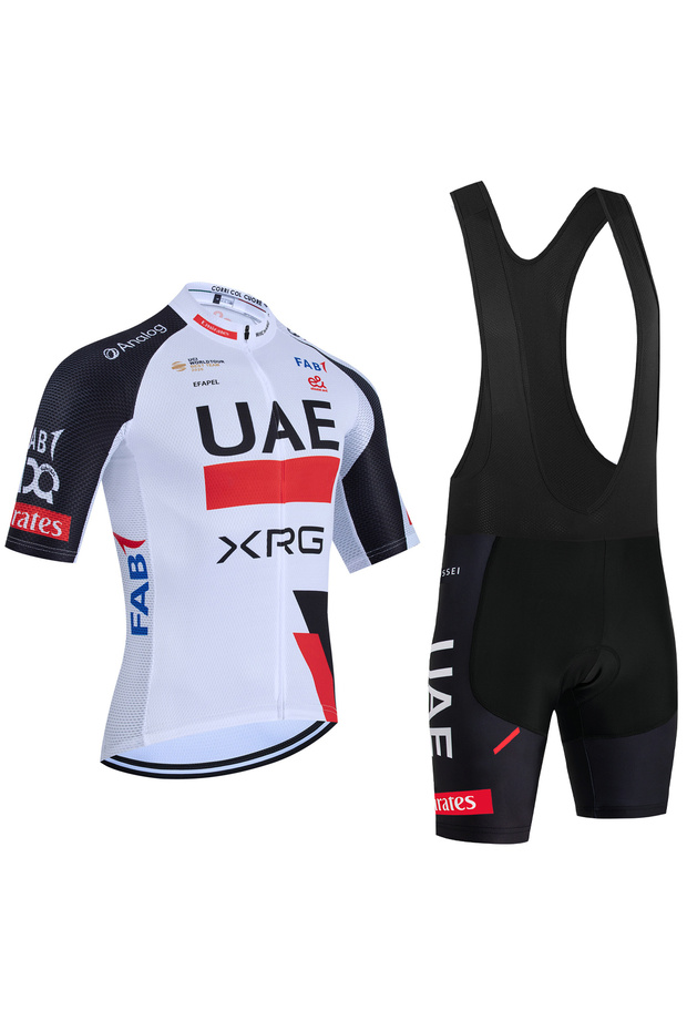 XL A02 New Tour 2026 UAE Cycling Jersey Road Bike Maillot JERSEY Shorts Set Men Women Fast Dry Ropa