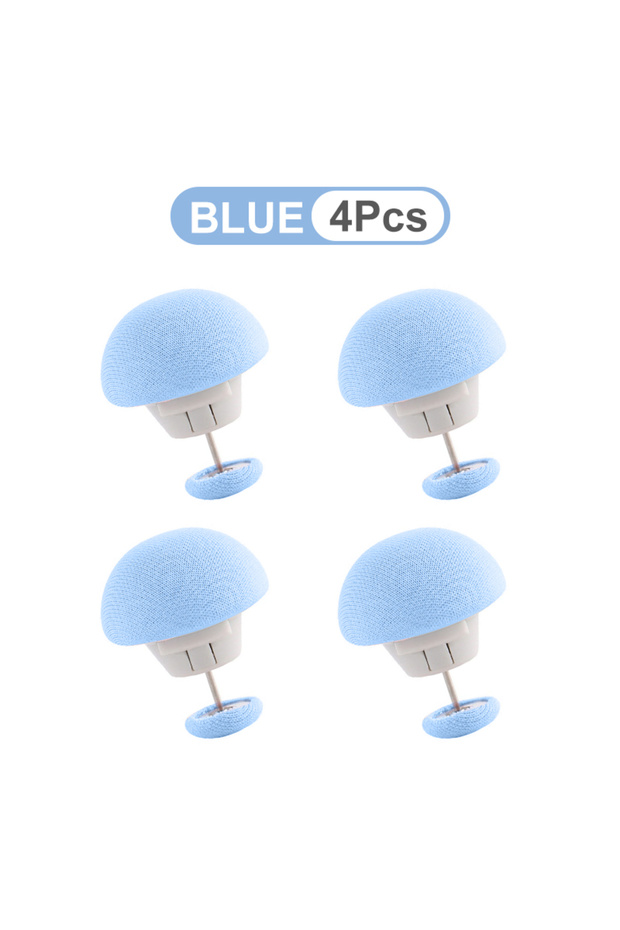 Blue-4PCS 4-8PCS BedSheet Quilt Clip One Button Unlock Duvet Cover Fastener Clip Anti Slip Blanket B