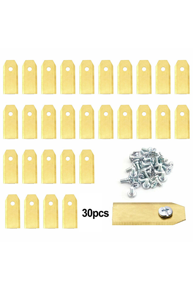 30pcs gold Get Perfect Cutting Results and Long Lasting Performance with These 43mm Stainless Steel