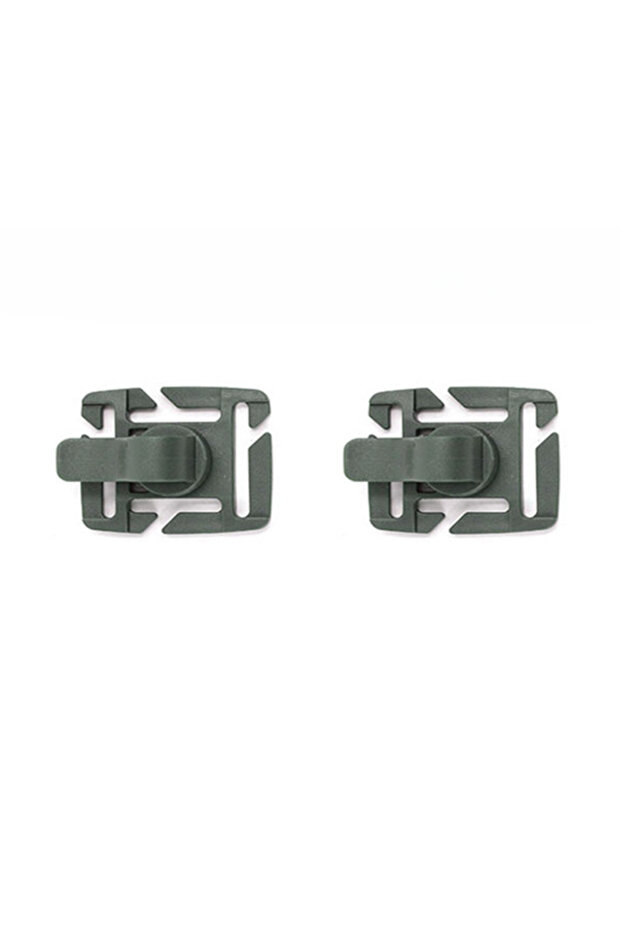 2Pcs Armygreen Drink Tube Clip Water Pipe Hose Clamp Backpack MOLLE Webbing Tactical Buckle Outdoor