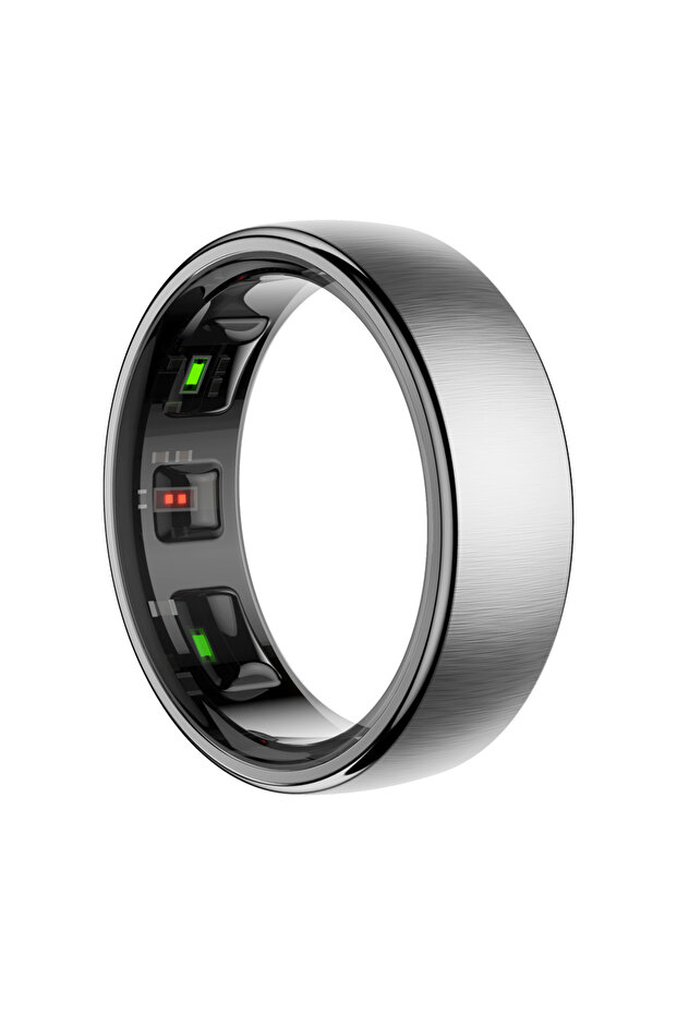 7 Silver with Charger Uhoofit R10 Smart Ring with Charging Dock Men Women Health Sleep Heart Rate Mo