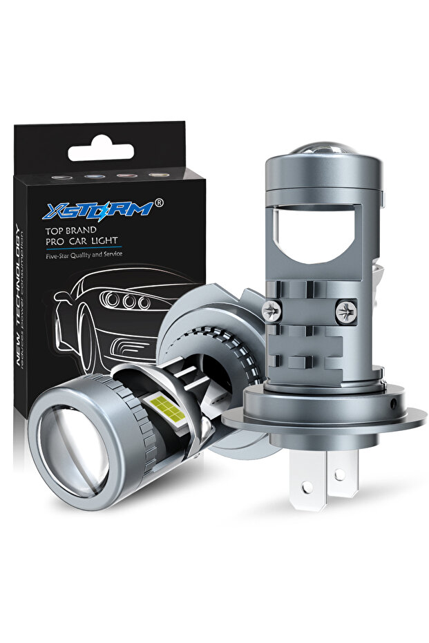 H7 XSTORM H7 LED Headlight Lens Projector 80W 30000LM Car Light Bulbs 9005 9006 H11 LED Canbus Auto