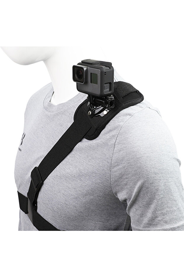 360 rotate 360° Shoulder Strap Mount Chest Harness Adapter For GoPro Hero 13 12 11 10 9 8 7 6 5 4 3+