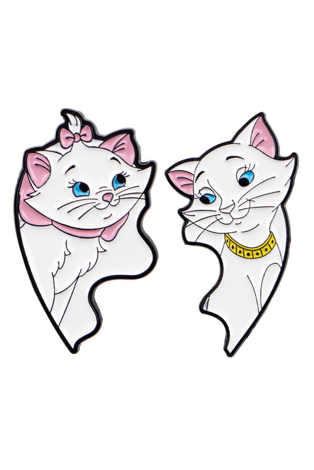 19 Cute Cat Enamel Pin Cartoon Villain Brooch For Coat Women's Brooches Fashion Lapel Badges Jewelry