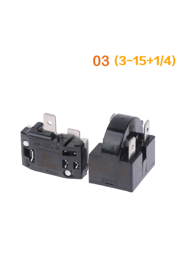3-1514 PTC Starter Relay Refrigerator Starter Relay Refrigerator Overload Protector Compatible with