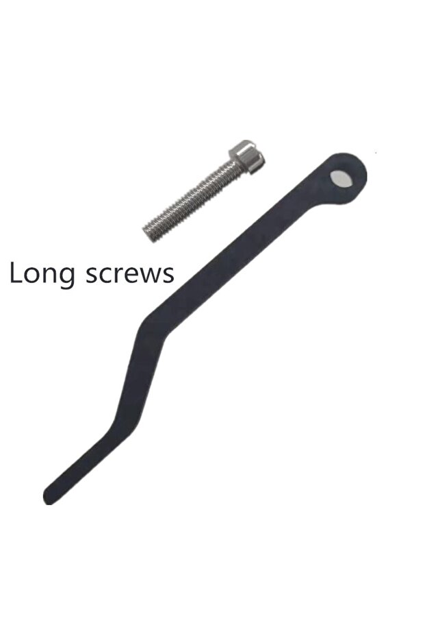 with silver screws Carbon fiber road bike anti-chain chain stabilizer chain guide chain anti-drop de