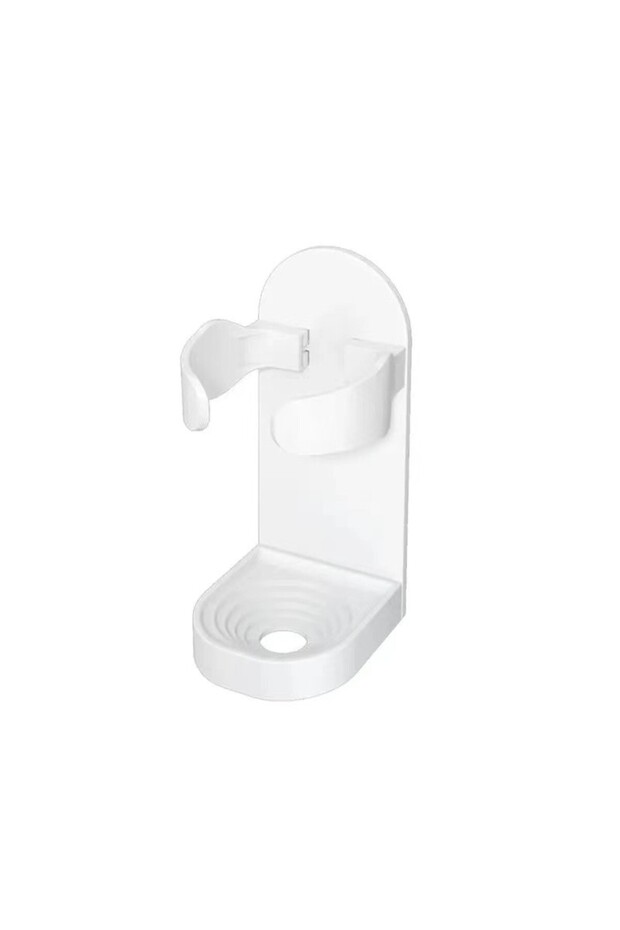 White Razor Holder Bathroom Storage Hooks Toothbrush Self-adhesive Stand Punch Free Traceless Electr