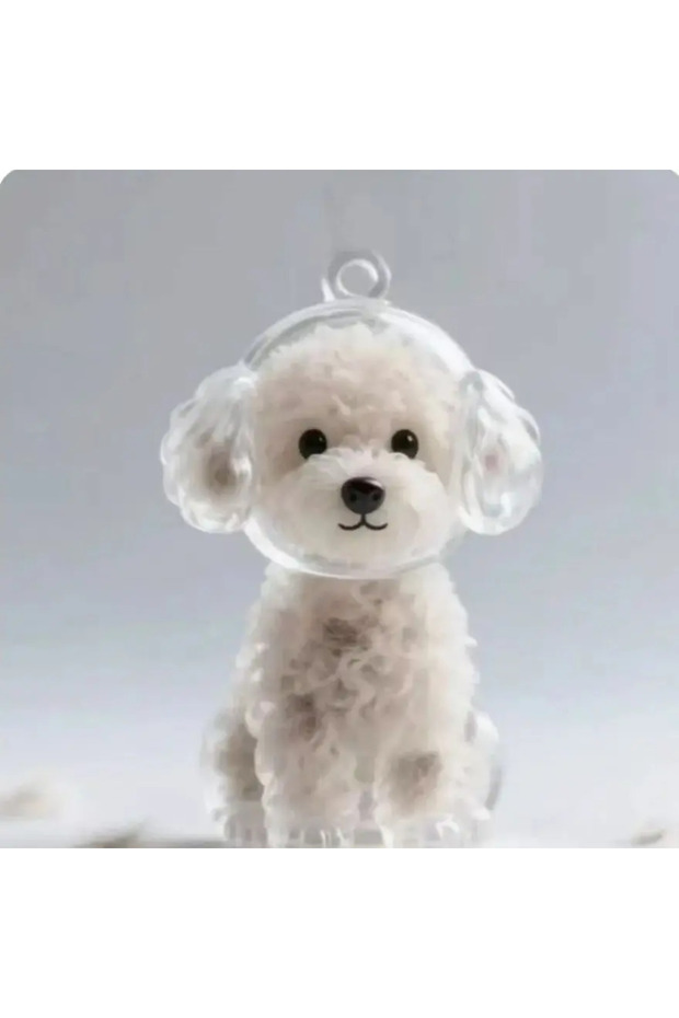 1 pc Dog1 Hanging Pet Keychain Pendant Memorial Resin Cat/Dog Hair Storage Capsule Unique Keychain N