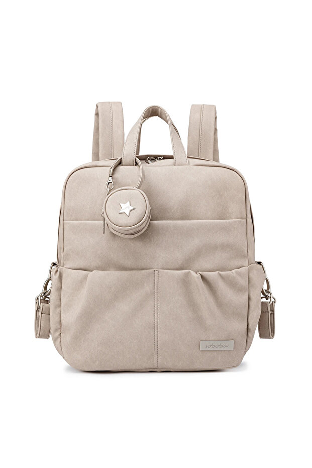 Pebble Soboba New Diaper Backpack for Newborn Baby Large Capacity Waterproof Diaper Bag with Pacifie