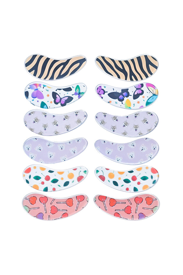 6 Pairs Permania Silicone Eye Patches Suitable For Dark Circles And Puffy Reusable Female Cooling Ge