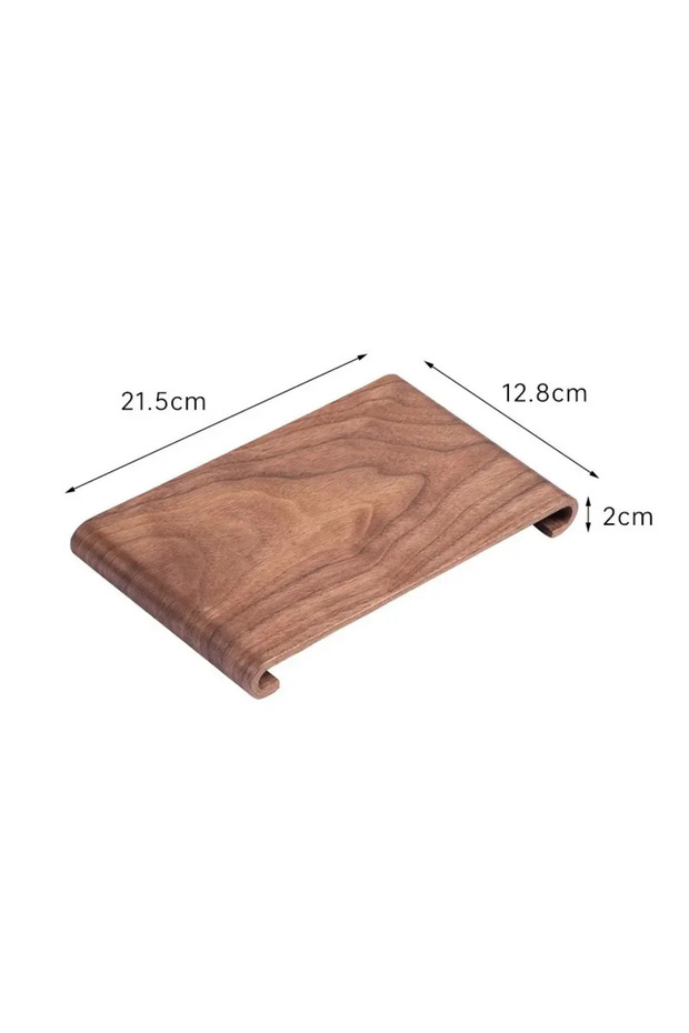 Black walnut wood North American Walnut Wood Simple Tea Tray Dry Brew Coffee Table Home Hotel Servin