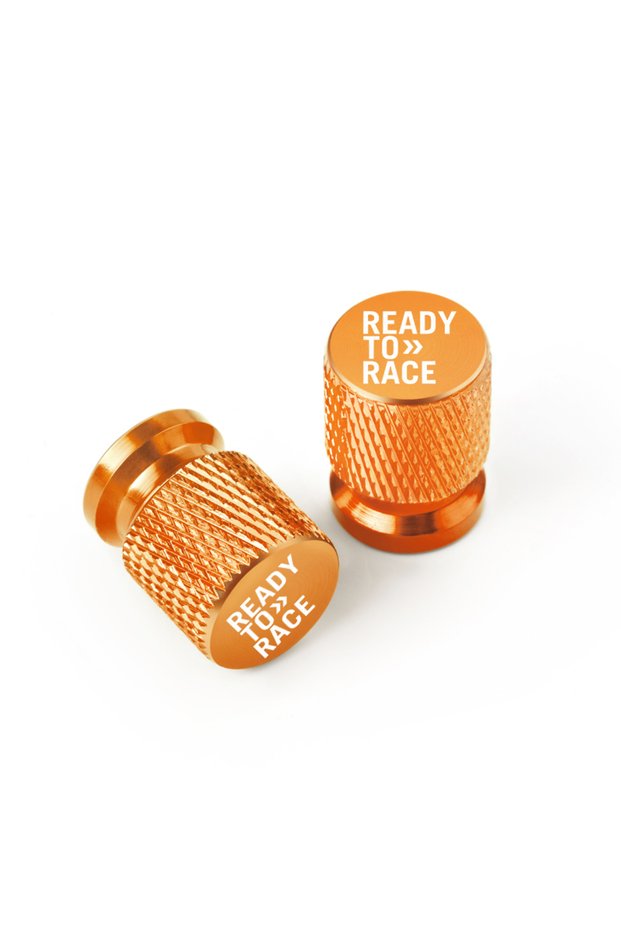 Orange 2PCS Tire Valve Caps Wheel Tyre Cover CNC Aluminum Alloy For KTM Ready to Race Adv Duke 390 6