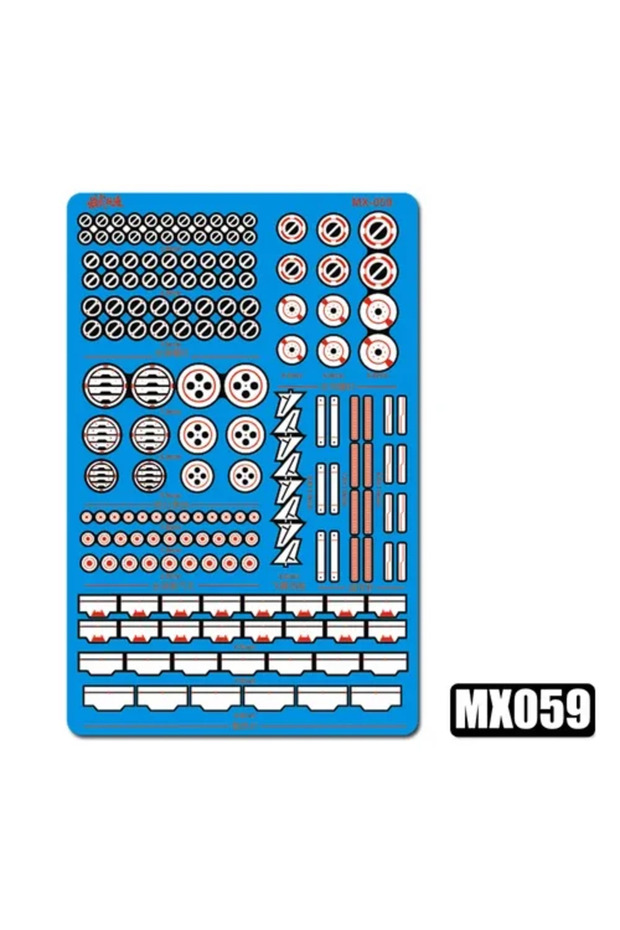 MX059 MSWZ MX059-MX060 Universal Metal Etching Sheet Assembly Model Accessories Model Transformatio