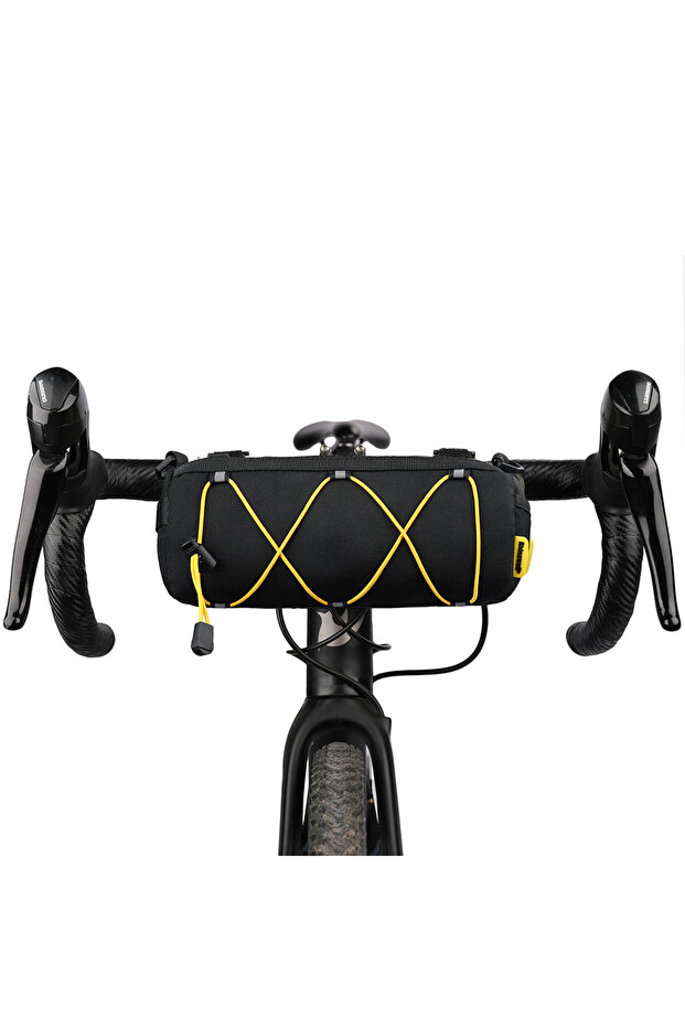 RK9103-2.4LBlack Bike Bag Portable Handlebar Pannier Multi-purpose Large Capacit