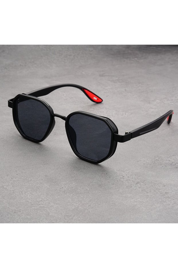 BLACK Vintage designer outdoor sunglasses Men Round Fashion Plastic Titanium High Quality Sun Glasse