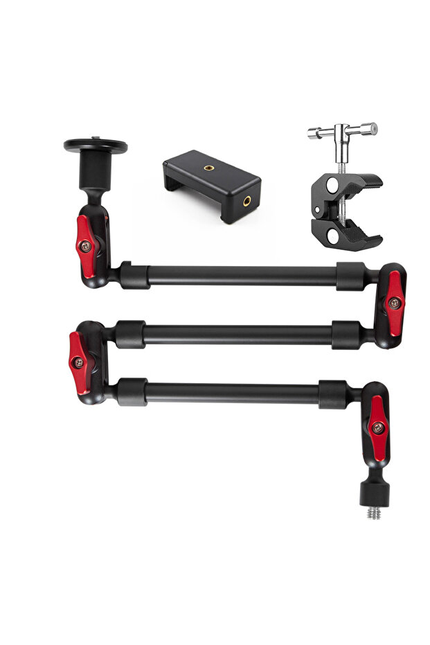 set-3 New Camera Magic Arm with Super Clip Bracket for Smartphone Camcorder Action Camera Gopro Clam
