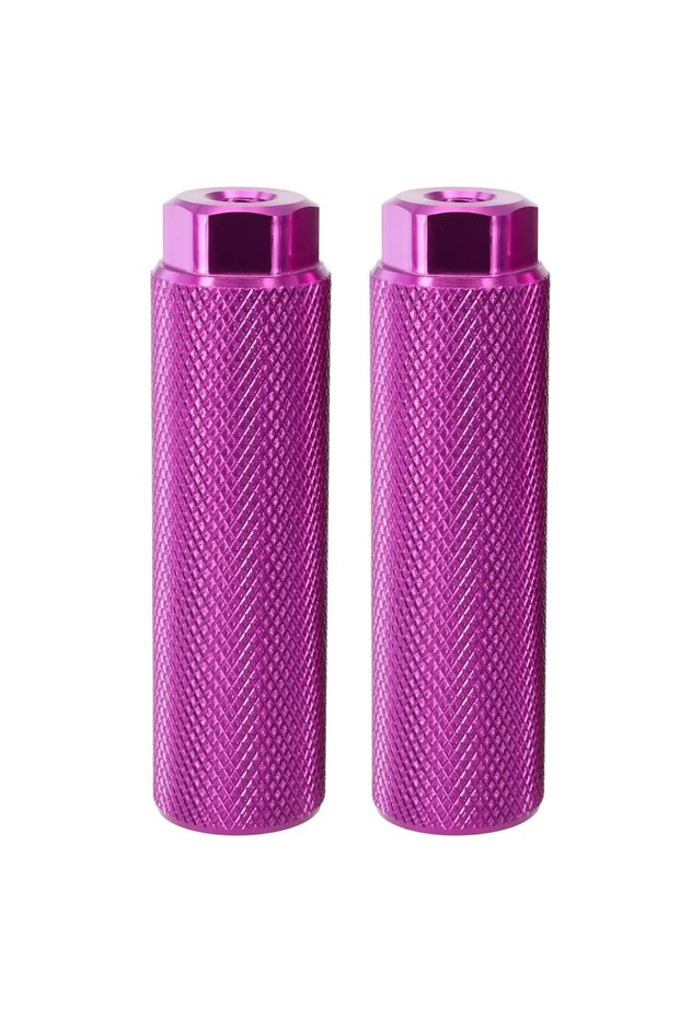 Purple 2Pcs Durable Anti-Slip Bike Pegs Aluminum Alloy Lightweight Bicycle Foot Pegs Cycling Parts B
