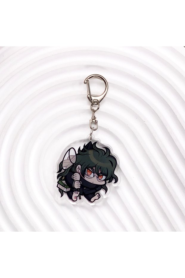 5 cm 18 1/19PCS Game Danganronpa Acrylic Car Keychain Cartoon Bag Charms Accessories Funny Cute Back