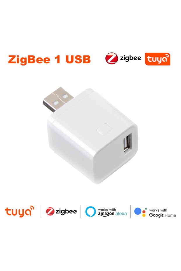 محول طاقة 5 فولت USB صغير من Zigbee 1 USB Tuya WiFi/Zigbee Smart Micro USB محول طاقة 5 فولت USB صغير مع التحكم الصوتي