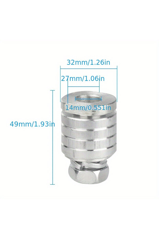 قطعة واحدة محول جلخ زاوي M14 100/125 نوع M14 M10، طقم تحويل محول تجويف، فلنجة معدنية للقفل