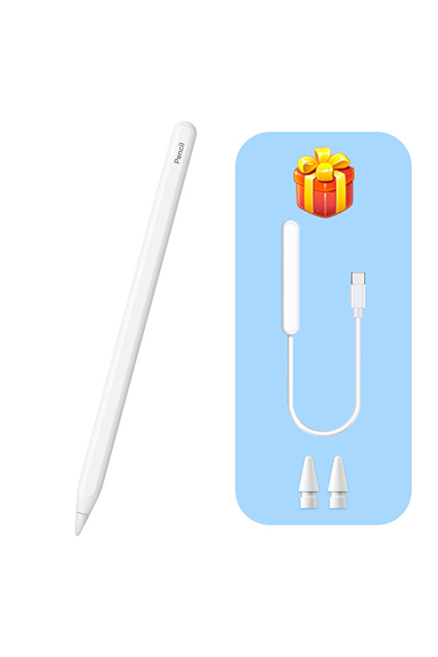 1Pen 1chager 2tips 2025 New For Pencil 2 Wireless Charging Palm Rejection Stylus Pen For iPad Air 4