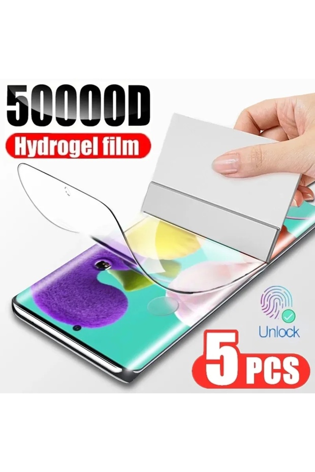 فيلم هيدروجيل 5 قطع لـ A52S 5G 5 قطع فيلم هيدروجيل لـ A10 A20E A21S A30S A40 A50 A70 Screen Pro