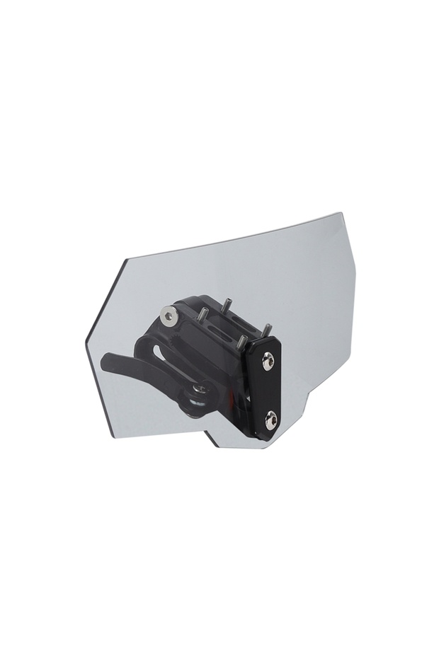 A style grey Motorcycle Universal Modified Heightened Windshield Windshield Installed Moto Windshiel