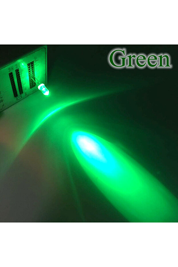 green 1000pcs F5 5mm Round White Red Green Blue Yellow Water Clear Led Super Bright Ligte Emitting D
