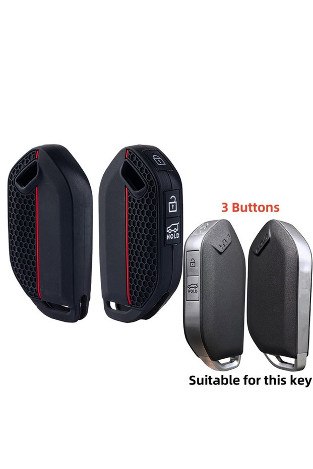 1Pcs 3 Bottons 3/4/5 Buttons Silicone Car Key Case Cover Fob Holder For Kia Picanto Sorento MQ4 Carn