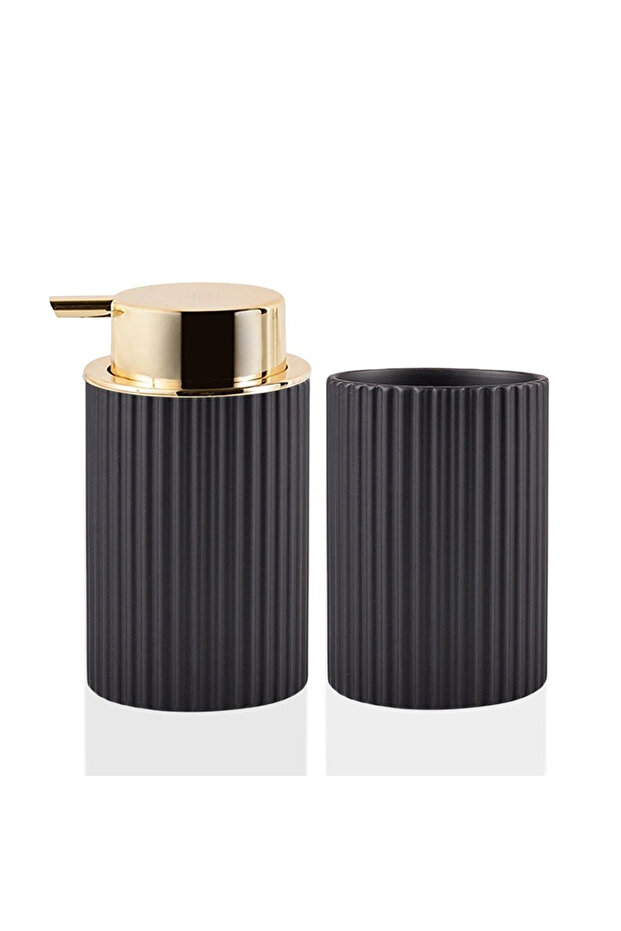 black-gold pump Bathroom Foam Soap Dispenser Hand Soap and Dish Soap Storage Containers armhouse Dec