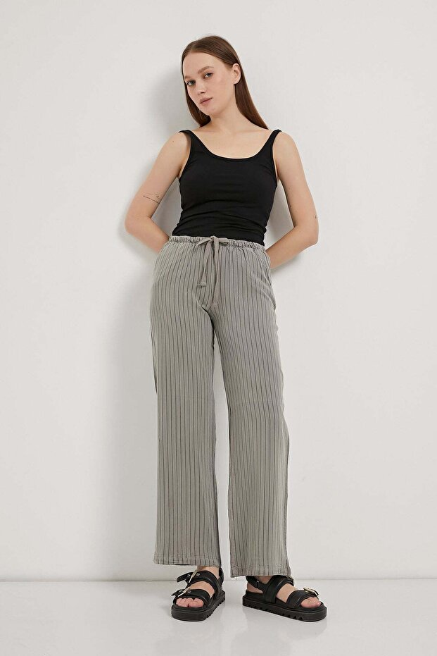 Armalife 5493 Belt Elastic Striped Premium Women's Pants