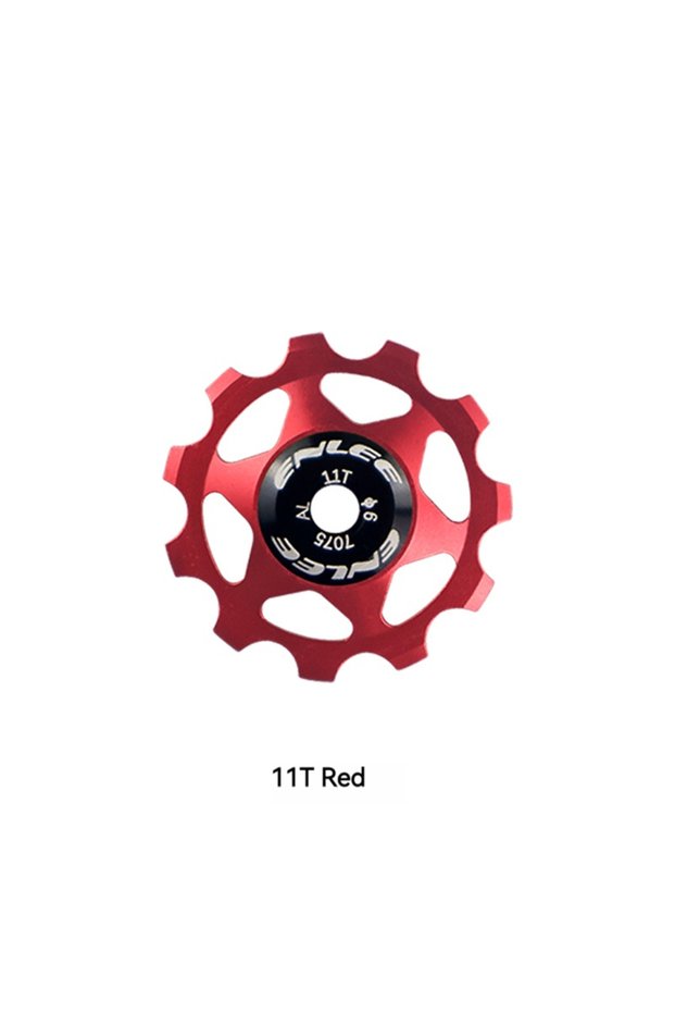 Gang11T red ENLEE Bicycle Derailleur Pulleys Mountain Bike And Road Bike Derailleur Pulleys 11T 13T