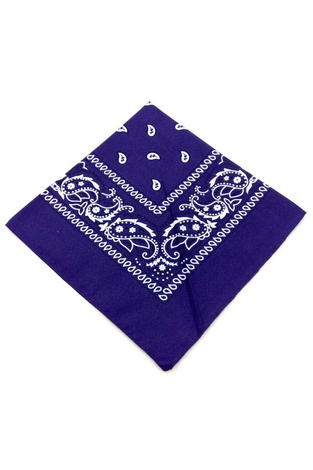 55X55 cm Purple 1/4/8pcs Fashion Hip Hop 100% Cotton Bandana Square Scarf 55cm*55cm Black Red Paisle