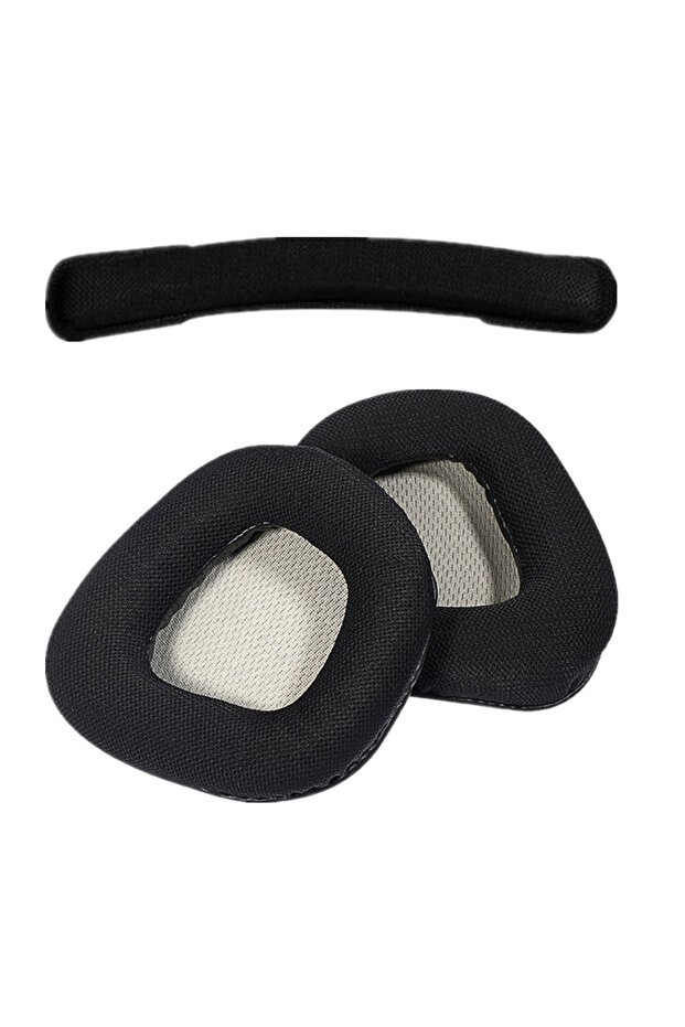 one set gray Earpads Memory Foam Ear Cushion Cover for Corsair Void RGB Elite Wireless Headset Gamin