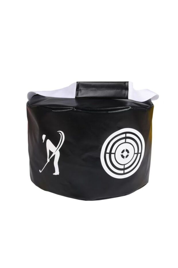 black 【SITLJIN•FAFAFA】Golf Strike Bag Swing Practice Supplies Driving Range Golf Sports Swing Postur