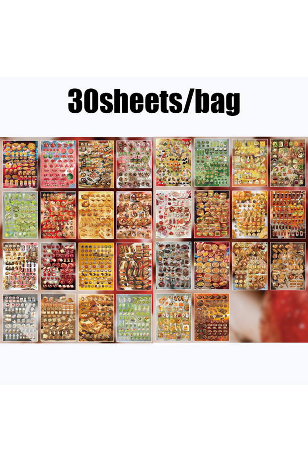 S27224-2 Mr.Paper 30pcs star sand notes flash sand PET cut film sticker book Korean kawaii DIY handb