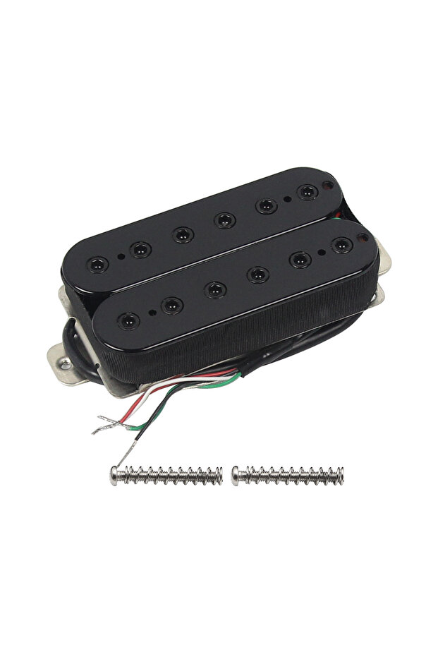 Bridge Pickup 8K FLEOR Alnico 5 Electric Guitar Pickup Humbucker Bridge /Neck Black-Adjustable Pole