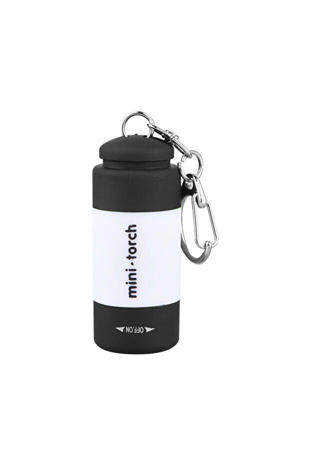 white Pocket Keychain Flashlight Waterproof Outdoor Hiking Camping Mini FlashlightUSB Rechargeable L
