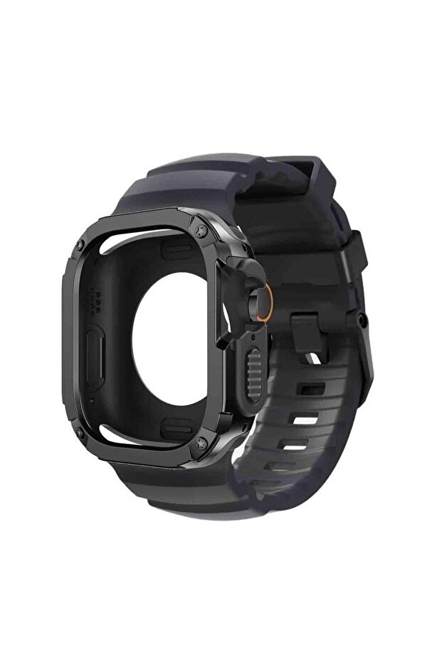 Series 11 10-46mm BB-B Silicone Strap+TPU PC Case For Apple Watch Ultra 3 2 1 49mm for iWatch Series