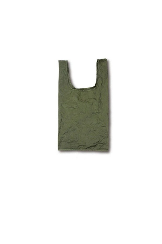 Green Folding Shopping Bag Waterproof Ultra-light Reusable Eco-friendly Bag Drawstring Portable Hand