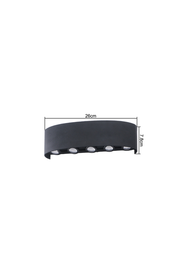 6500k 10w LED Wall Lamp Outdoor IP65 Waterproof Up Down Luminous Lighting Indoor Stair Garden Sconce