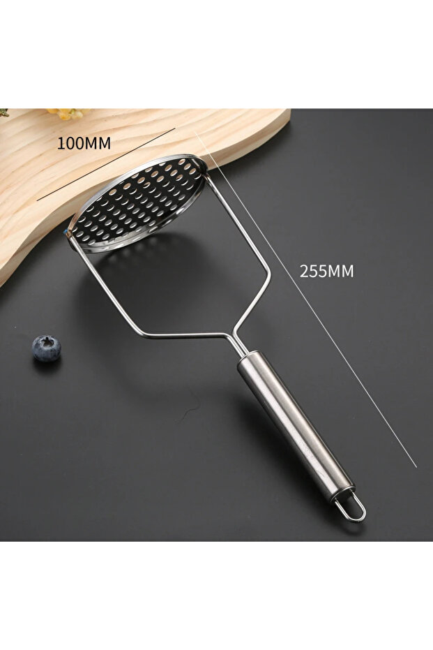 B Stainless Steel Potato Masher Manual Fruit Vegetable Pressure Mud Machine Kitchen Children Food Cr