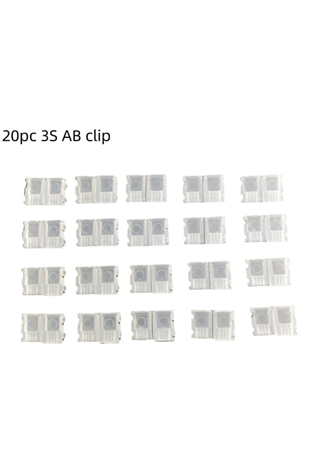 3S AB buckle 20pcs 20pcs AB buckle 2S, 3S, 4S, 5S, 6S model aircraft lithium battery balance head co