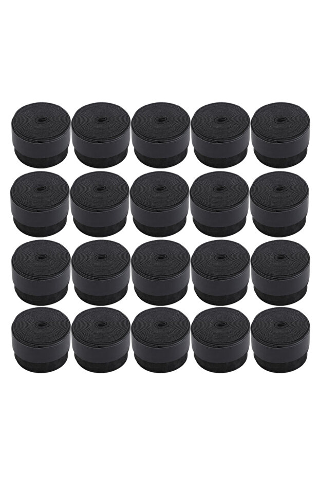 black-20pcs 20/60pcs Universal Sweatbands Overgrip Anti-slip Tennis Racket Padel Shock Absorption Ba