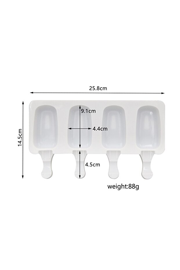 Lager Silicone Ice Cream Mold Magnum Silicone Mold DIY Fruit Juice Ice Pop Cube Maker Tray Popsicle