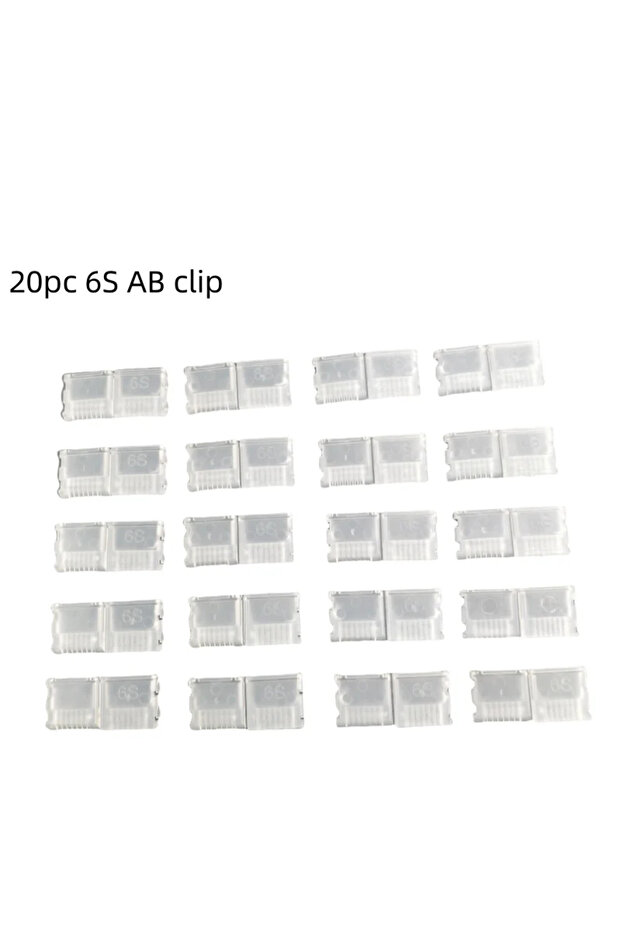6S AB buckle 20pcs 20pcs AB buckle 2S, 3S, 4S, 5S, 6S model aircraft lithium battery balance head co