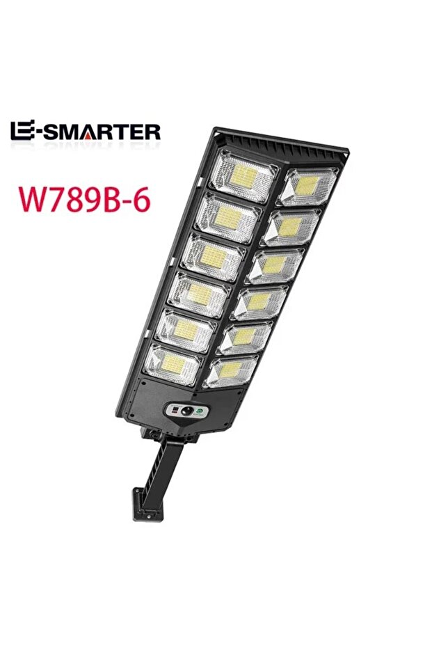 W789B-6 Outdoor Solar LED Lights Waterproof 8000 Lm Super Bright Wall Lamp With Motion Sensor Remote