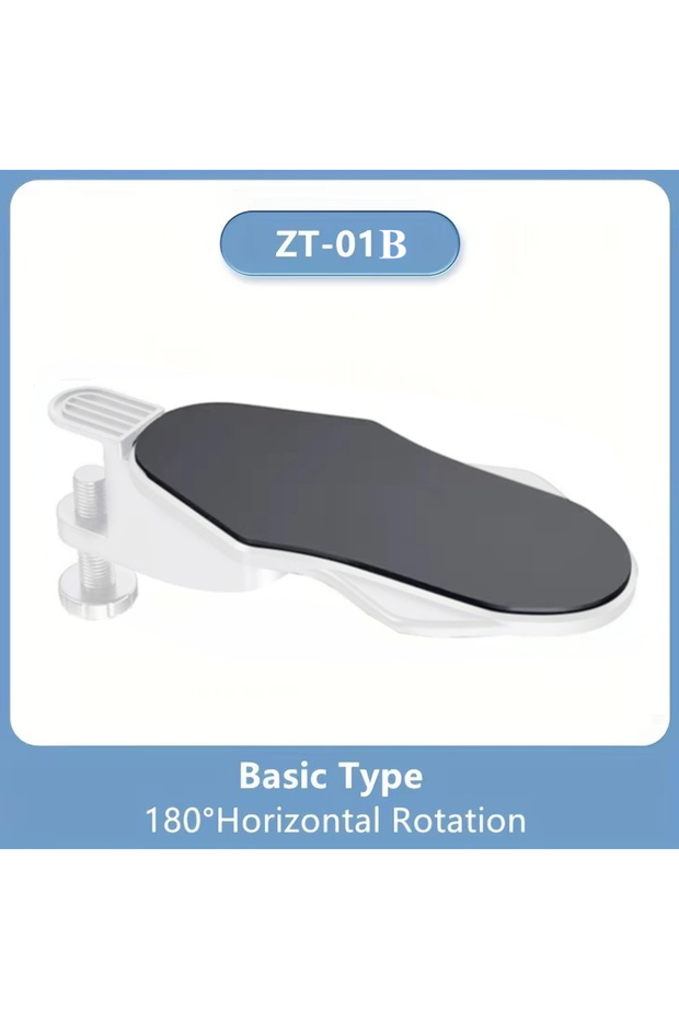 White Basic Computer Arm Rest For Desk Adjustable Ergonomic Wrist Rest Support For Keyboard Armrest