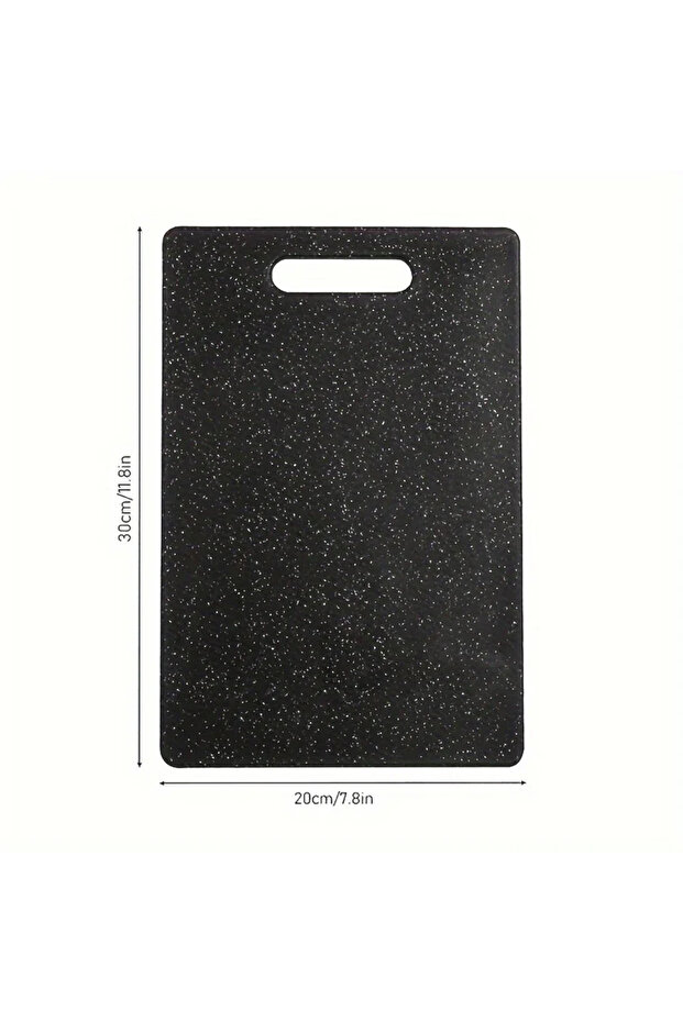1PC M black-01-1 Marble Texture PP Cutting Board Antibacterial and Mildew Cutting Board Kitchen Vege